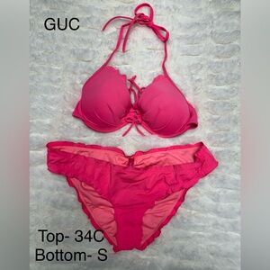 Victoria's Secret Hot Pink Bikini Set